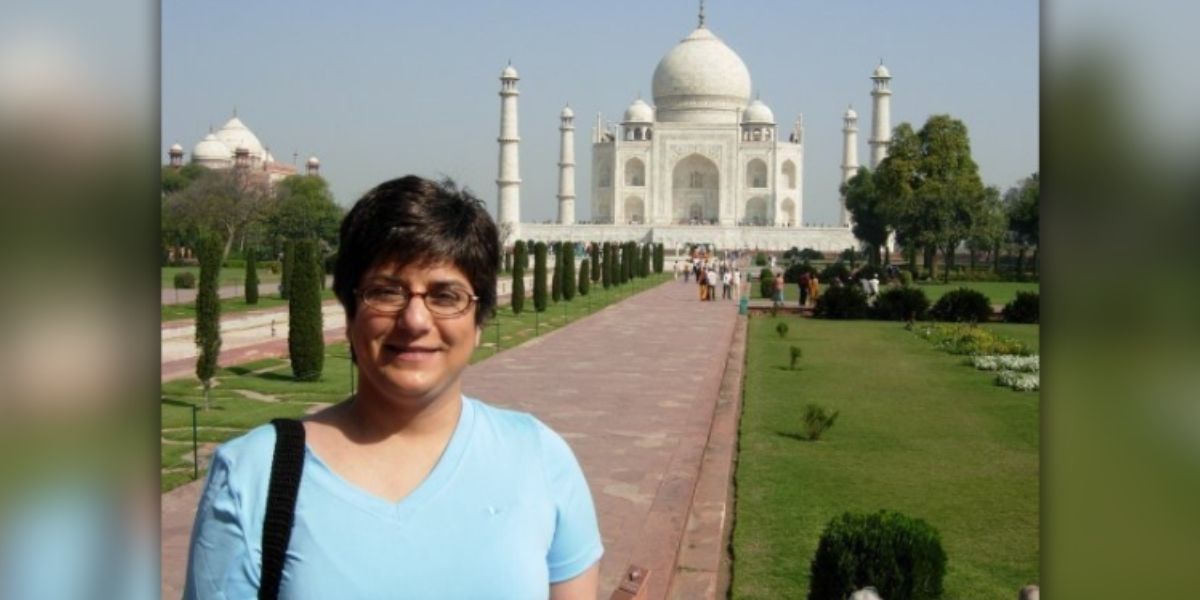 Rita Perez in India where her family originated